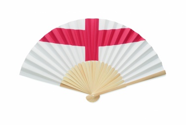 Logo trade advertising product photo of: Manual fan flag design