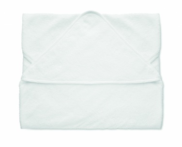 Logo trade business gifts image of: Cotton hooded baby towel