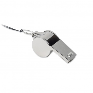 Logo trade advertising product photo of: Metal whistle