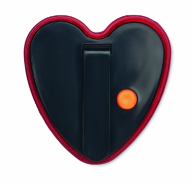 Logo trade business gift photo of: Heart shaped reflector light