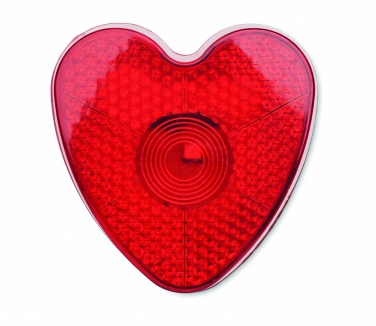 Logo trade promotional merchandise picture of: Heart shaped reflector light