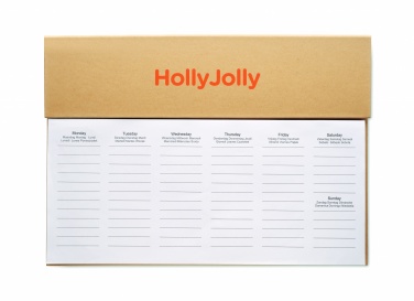 Logo trade advertising products picture of: Weekly desktop planner