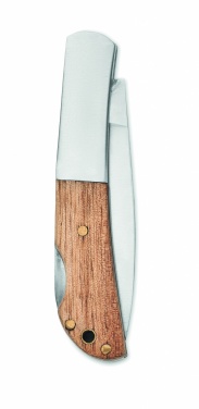 Logotrade advertising product picture of: Foldable knife in acacia wood