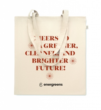 Logotrade corporate gift picture of: Recycled cotton shopping bag