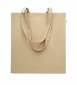 Recycled cotton shopping bag, Khaki