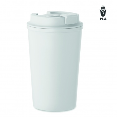 Logo trade advertising product photo of: PLA double wall tumbler 350ml