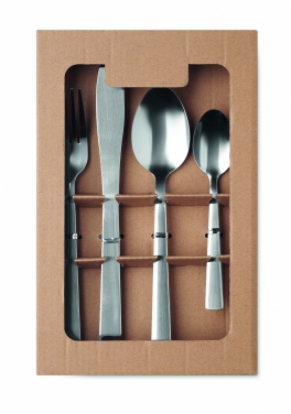 Logo trade promotional gifts picture of: 16 piece cutlery set.