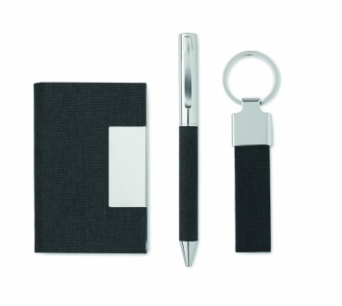 Logo trade promotional merchandise image of: 3-piece gift set in a gift box with customizable printing