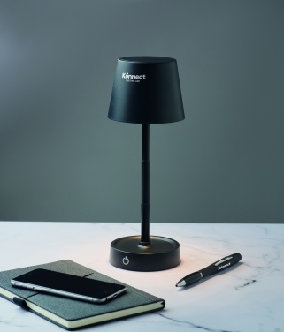 Logo trade corporate gifts image of: USB rechargeable table lamp