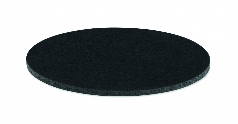 Logotrade promotional product picture of: Round coaster in RPET felt