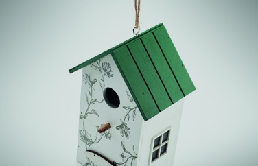 Logo trade promotional gifts image of: Bird house in plywood