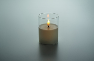 Logotrade promotional giveaways photo of: LED wax candle in glass holder