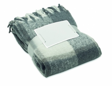 Logotrade promotional merchandise image of: Chequered mohair blanket