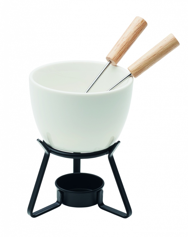 Logo trade promotional products image of: Ceramic fondue set 240 ml