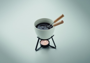 Logotrade promotional merchandise photo of: Ceramic fondue set 240 ml