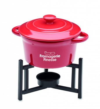 Logo trade corporate gift photo of: Ceramic fondue set 300 ml