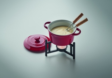 Logo trade promotional merchandise photo of: Ceramic fondue set 300 ml