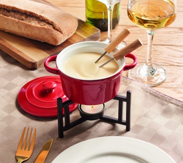 Logo trade promotional merchandise picture of: Ceramic fondue set 300 ml