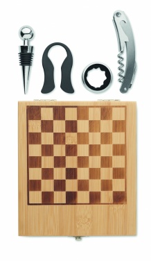 Logo trade promotional item photo of: Chess board wine set