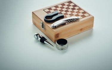 Logo trade promotional products image of: Chess board wine set