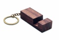 Key ring with phone stand Hyvinkää, Wood