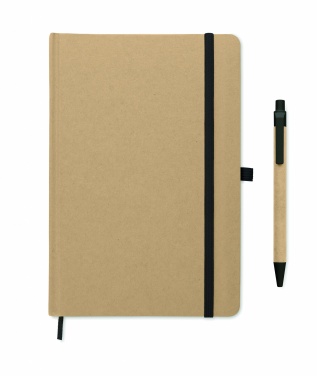 Logo trade corporate gift photo of: Caratil A5 notebook in recycled carton