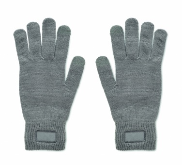 Logotrade promotional item picture of: Knitted gloves in RPET