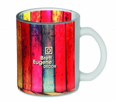 Logotrade promotional items photo of: Glass sublimation mug 300ml