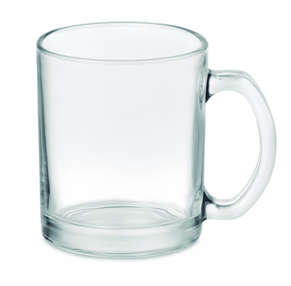 Logo trade corporate gifts image of: Glass sublimation mug 300ml