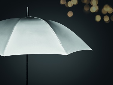 Logo trade promotional gift photo of: 23 inch reflective umbrella