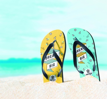 Logotrade promotional gift image of: Sublimation beach slippers