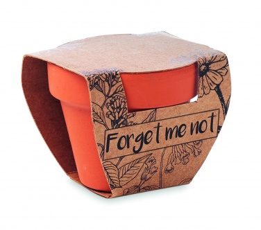 Logotrade promotional giveaway image of: Terracotta pot 'forget me not'