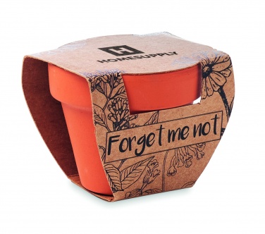 Logotrade promotional merchandise photo of: Terracotta pot 'forget me not'