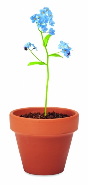 Logo trade corporate gifts image of: Terracotta pot 'forget me not'