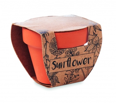 Logotrade promotional merchandise image of: Terracotta pot 'sunflower'