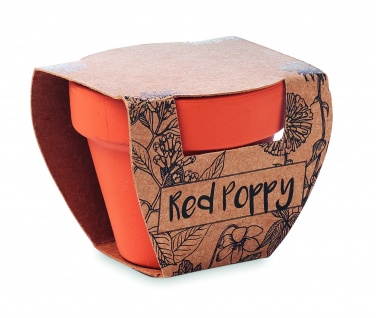 Logotrade promotional item picture of: Terracotta pot 'poppy'