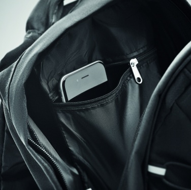 Logo trade promotional giveaway photo of: 600D RPET backpack