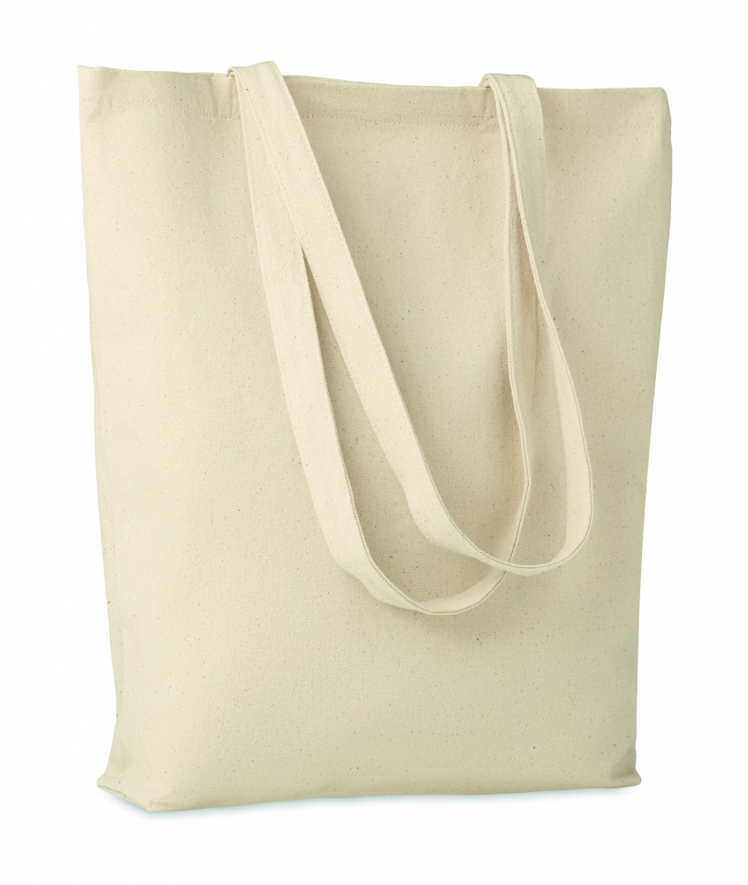 Logo trade business gifts image of: Canvas shopping bag 270 gr/m²