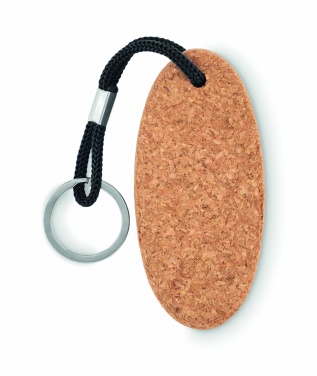 Logo trade advertising product photo of: Floating cork key ring Lohja