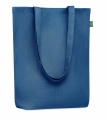 Shopping bag in hemp 200 gr/m², Blue