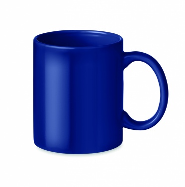 Logo trade promotional giveaways image of: Coloured ceramic mug 300ml