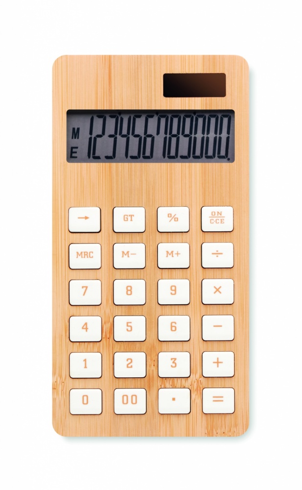 Logotrade corporate gift picture of: 12 digit bamboo calculator