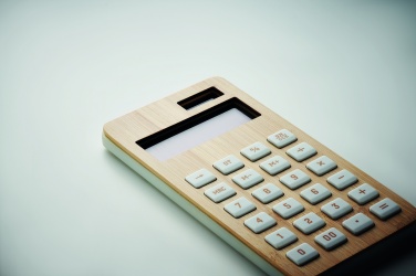 Logotrade promotional products photo of: 12 digit bamboo calculator