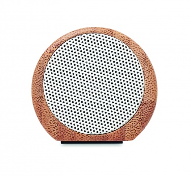 Logo trade promotional gift photo of: Wireless bamboo speaker 2x5W