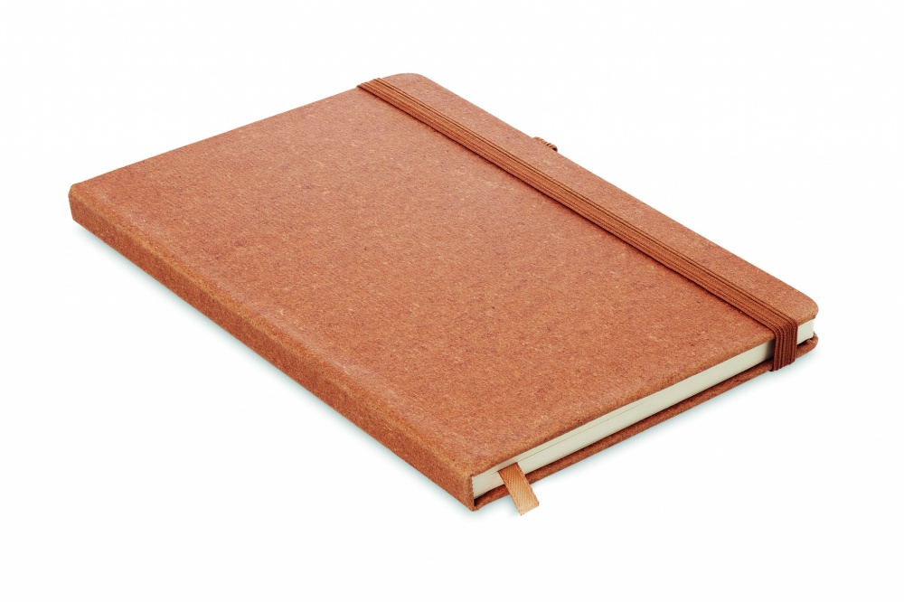 Logotrade business gifts photo of: Recycled Leather A5 notebook