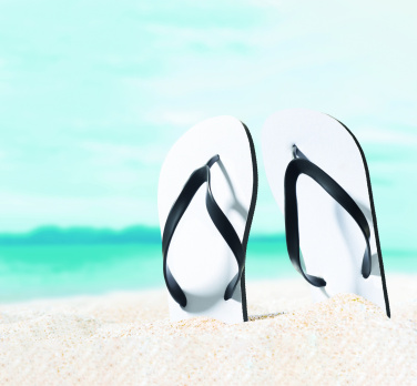 Logo trade corporate gifts image of: Sublimation beach slippers