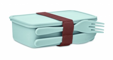 Logo trade promotional product photo of: Lunch box with cutlery