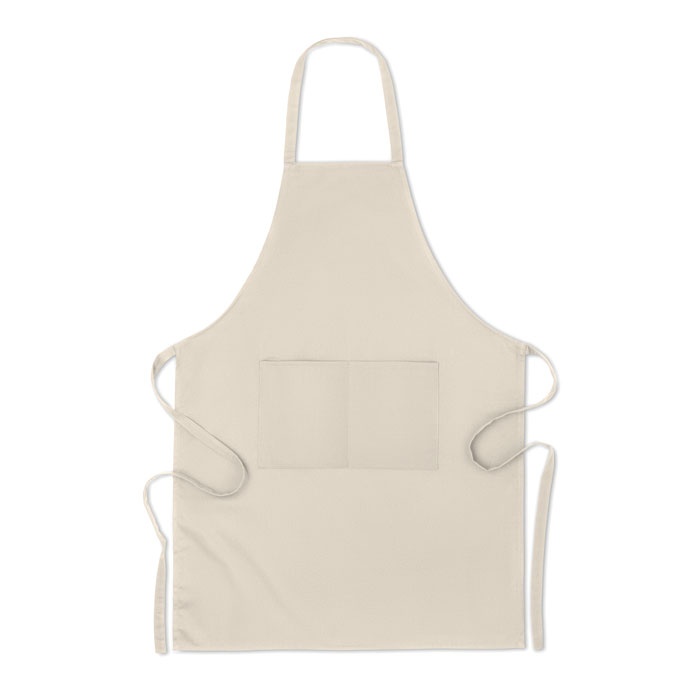 Logo trade promotional merchandise picture of: Organic cotton apron 200 gr/m²