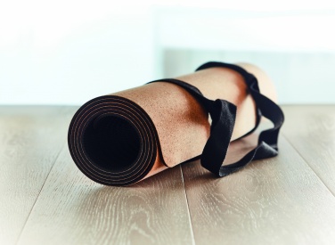 Logo trade promotional giveaways picture of: Cork yoga mat