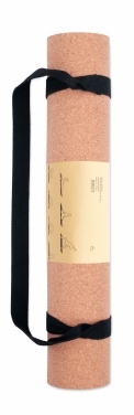 Logo trade promotional item photo of: Cork yoga mat